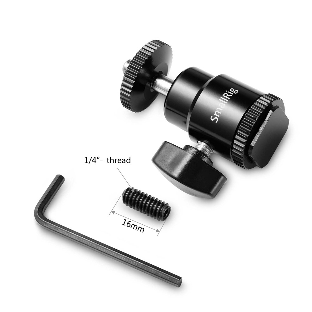SmallRig Cold Shoe to 1/4" Threaded Adapter 761 – תמונה 3